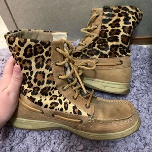 Leopard Boots
